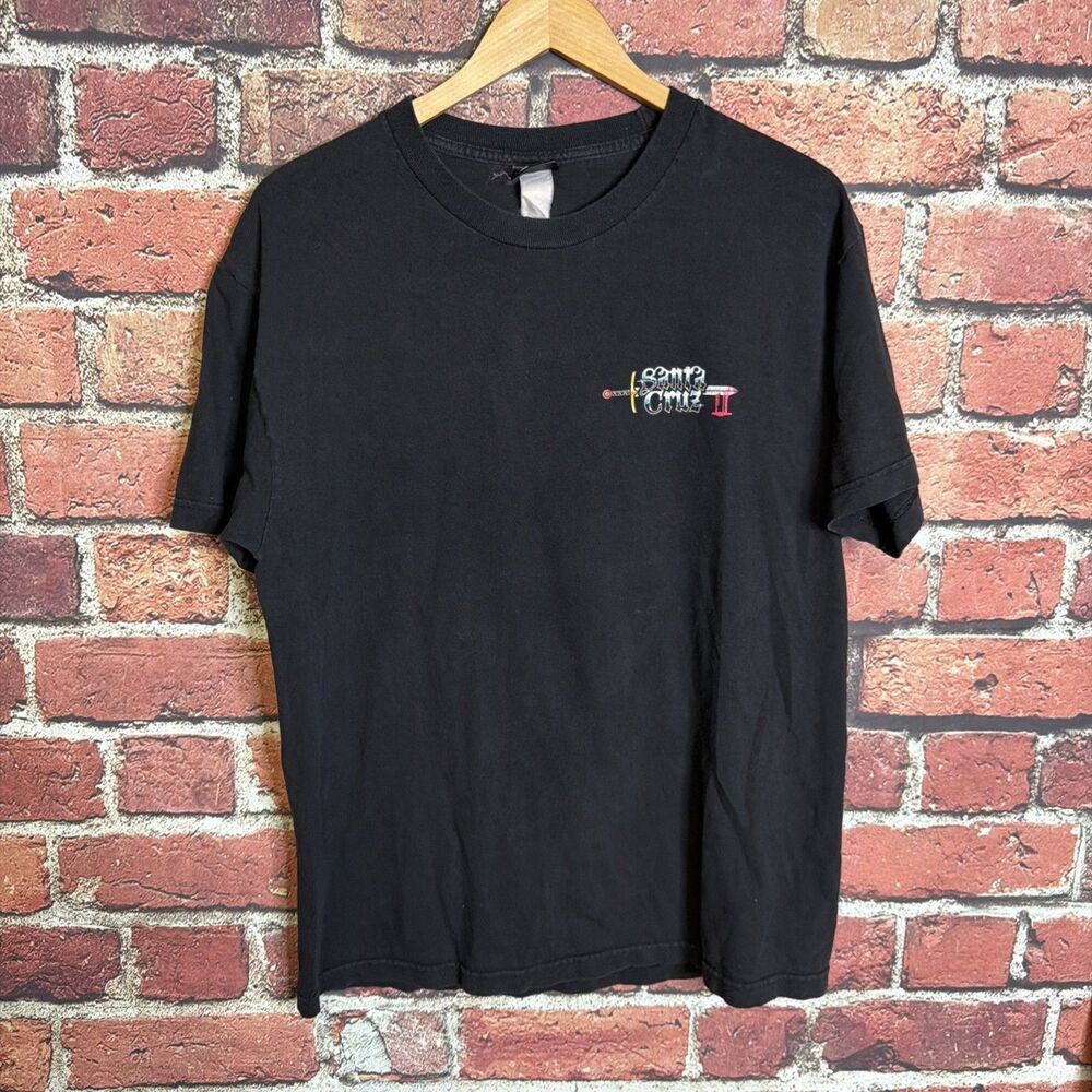 Santa Cruz Shirts Large Black Knight Dragon Shirt Swords